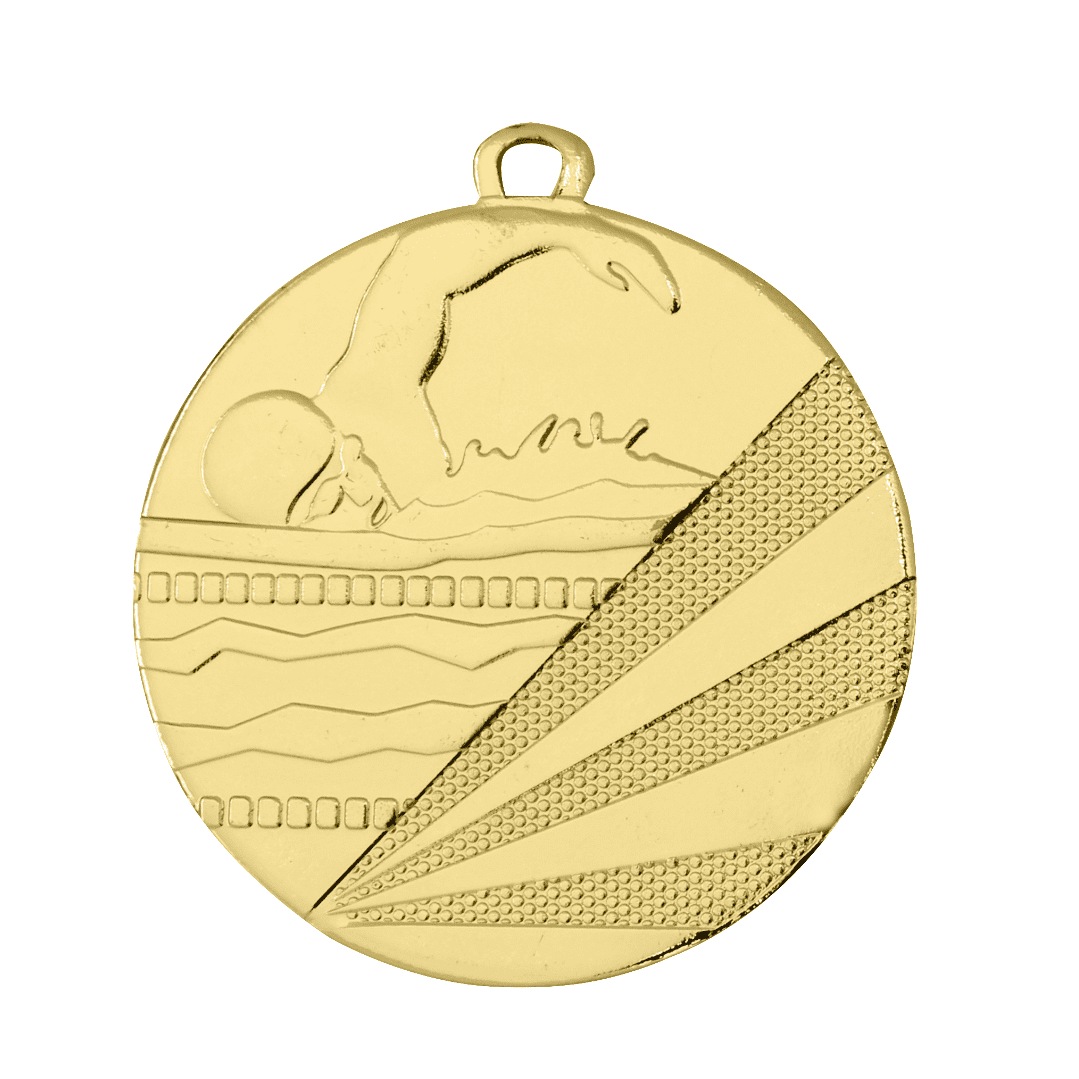 Zwem medaille goud Massa Medailles Zwemmen - D112C - Afbeelding 1