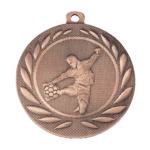 Medaille Voetbal heren Ø50 mm - Afbeelding 3