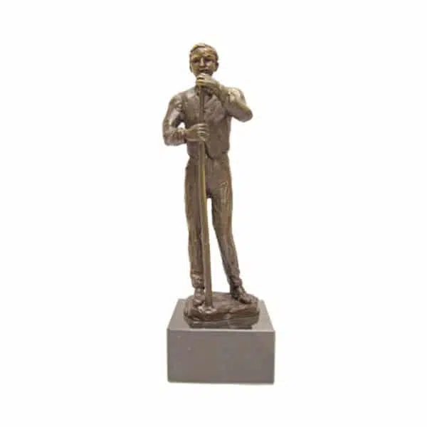 Luxe Biljart Sculpture - ''Biljarten'' - Afbeelding 1