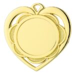 Medaille in een Hartje - Ø50 mm