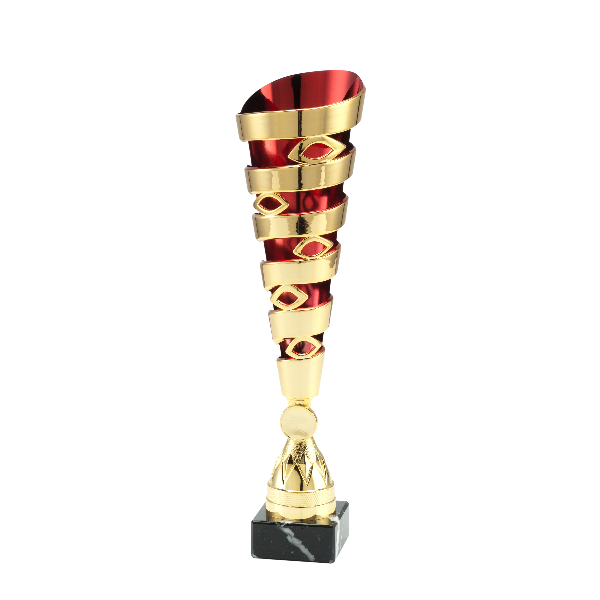 ET.415 Trofee goud/rood - vanaf 33,5 cm - Afbeelding 1