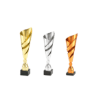 Goud, zilver en brons Trofee - vanaf 35 cm - Afbeelding 2
