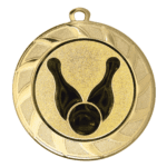 Grote Bowling Medaille - 7 cm