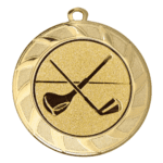 Grote Golf Medaille - 7 cm