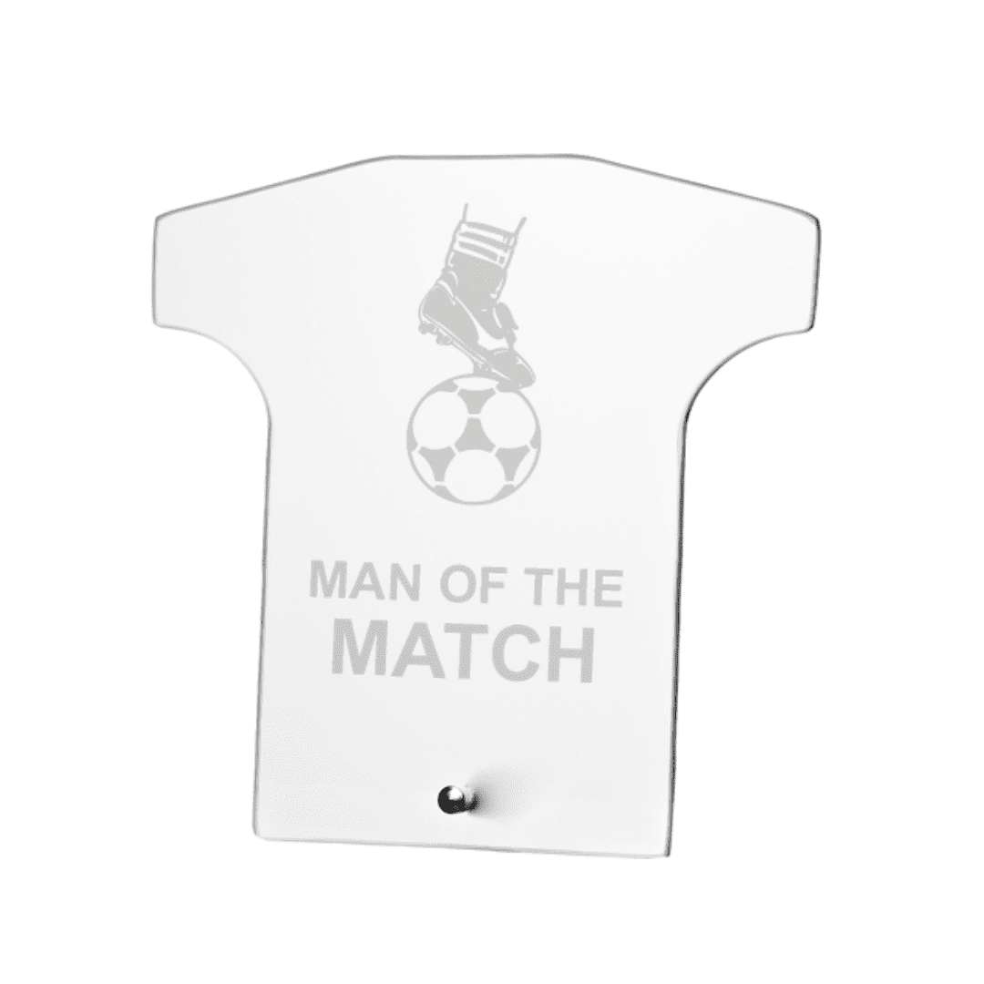 Glas Award W211 Laser Glazen Voetbalshirt Lasergravure - W211 - Afbeelding 1