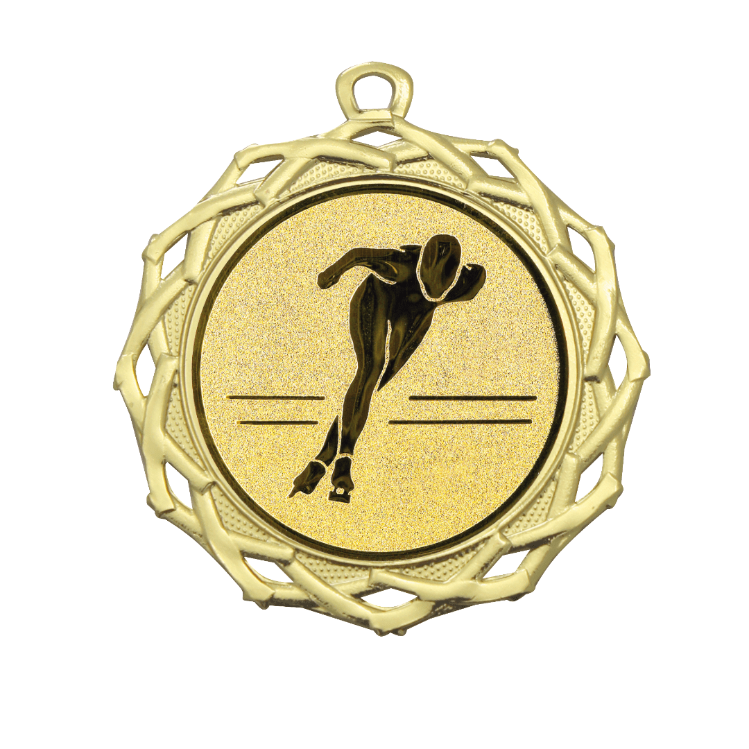 Schaats medaille 70 mm Schaats Medaille - 70 mm - Afbeelding 1