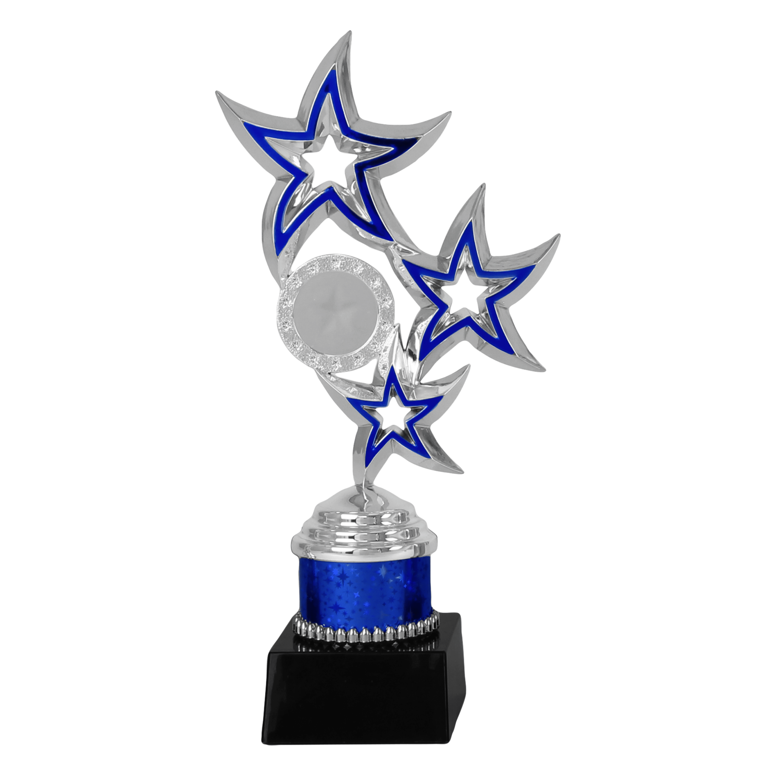 AR1015-01 Trofee Sem – Zilver/Blauw – 18,5 t/m 28,5 cm - Afbeelding 1