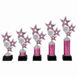 Trofee Fenna – Zilver/Roze – 18,5 t/m 28,5 cm - Afbeelding 2