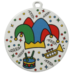 Carnaval Medaille Feest – 50 mm – Inclusief Halslint