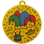 Carnaval Medaille Feest – 50 mm – Inclusief Halslint - Afbeelding 3