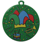 Carnaval Medaille Feest – 50 mm – Inclusief Halslint - Afbeelding 4