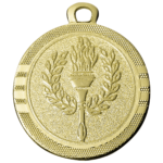Fakkel Medaille – Ø 32 mm Goud, Zilver en Brons